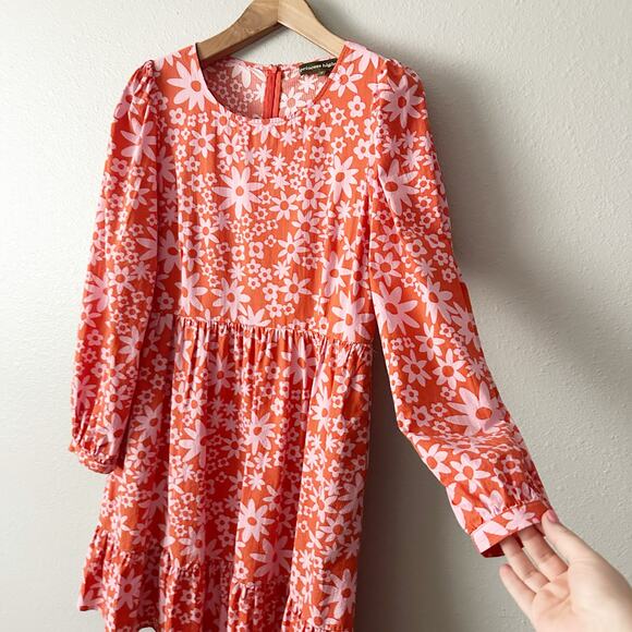Princess Highway Babette Mini Dress Organic Cotton Long sleeve women’s size 12 - Picture 3 of 13